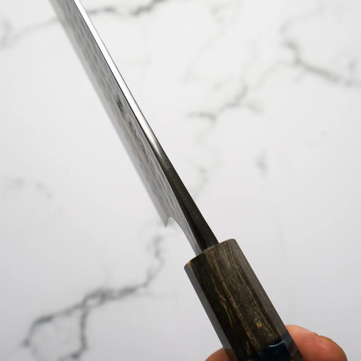 Katsushige Anryu Blue Super Gyuto 210mm - Image 7