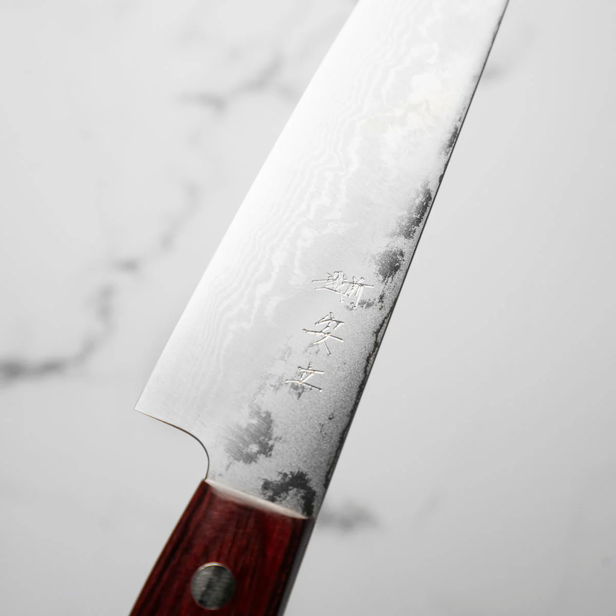Katsushige Anryu VG10 Damascus Petty 130mm - Image 3