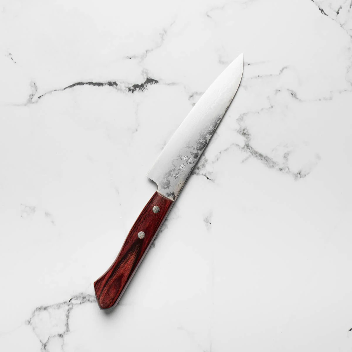 Katsushige Anryu VG10 Damascus Petty 130mm - Image 5