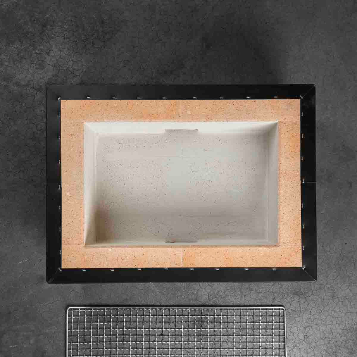 Kinka Okunoto Hibachi Grill Wide Medium 47cm - Image 6