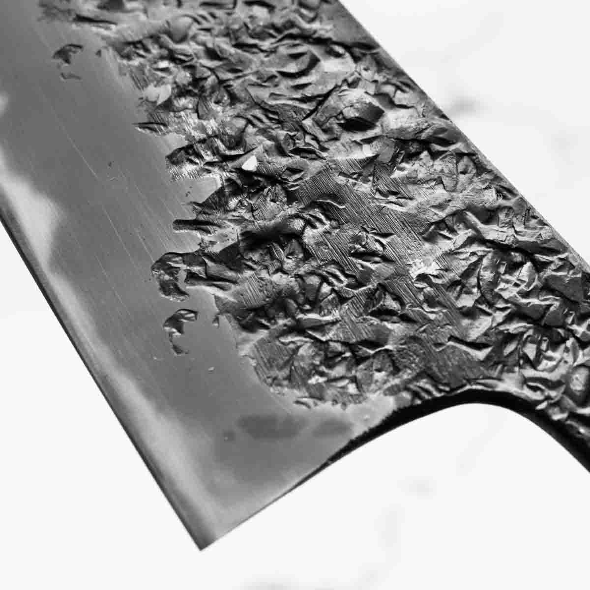 Kisuke Blue 2 Kurouchi Tsuchime Gyuto 210mm - Image 6