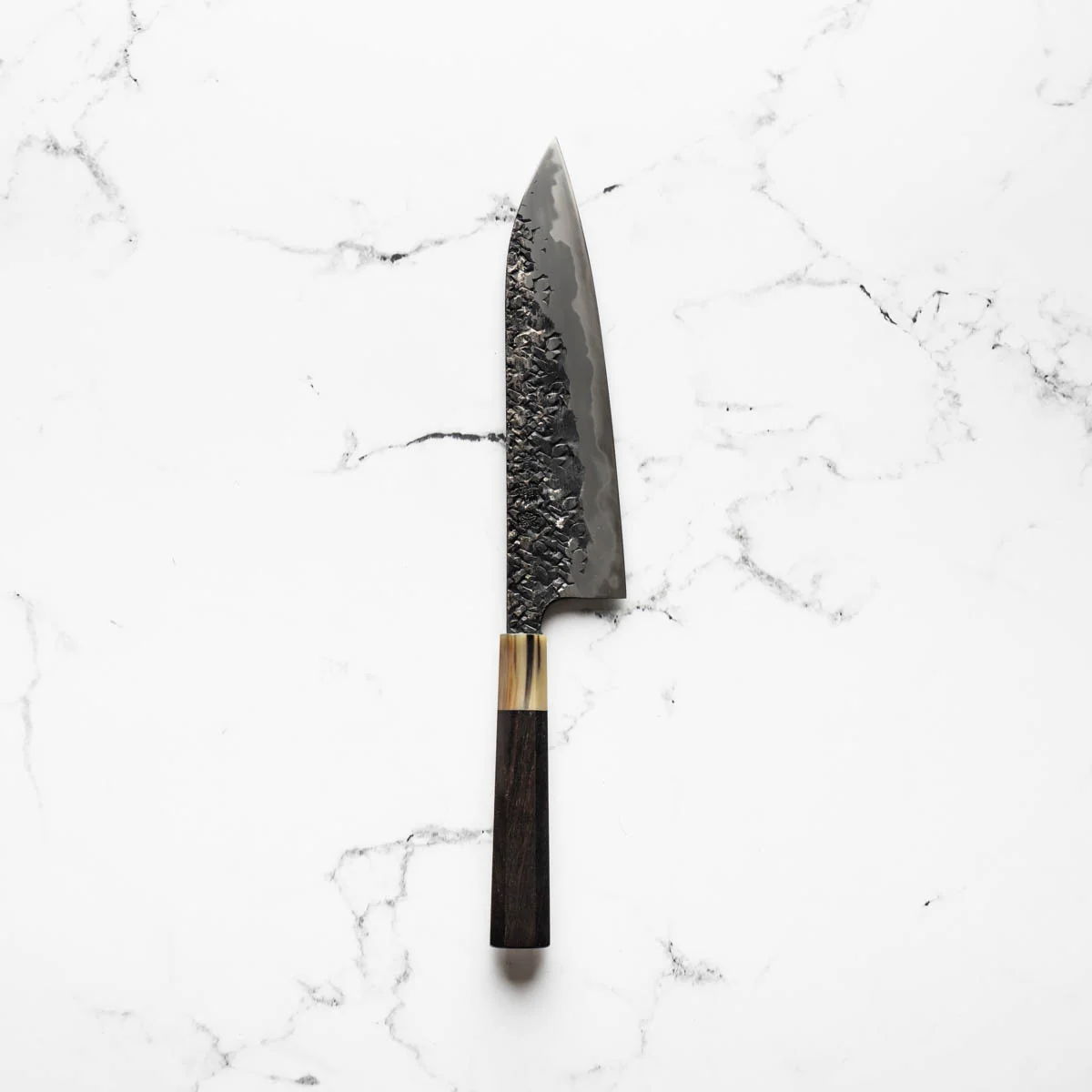 Kisuke Blue 2 Kurouchi Tsuchime Gyuto 240mm - Image 3