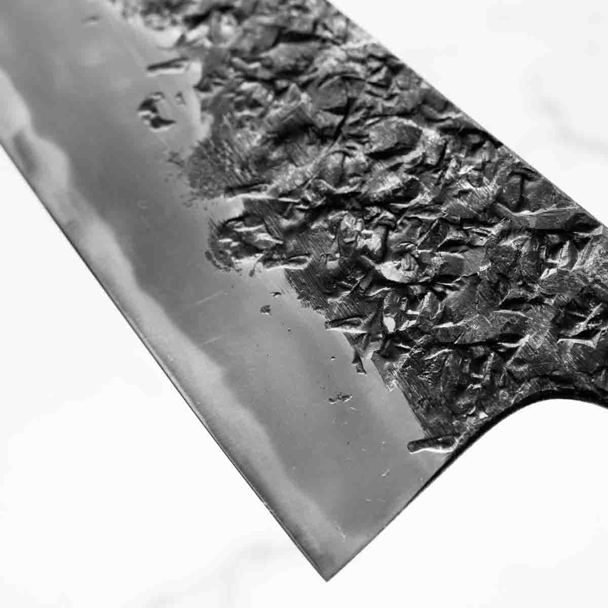 Kisuke Blue 2 Kurouchi Tsuchime Gyuto 240mm - Image 6