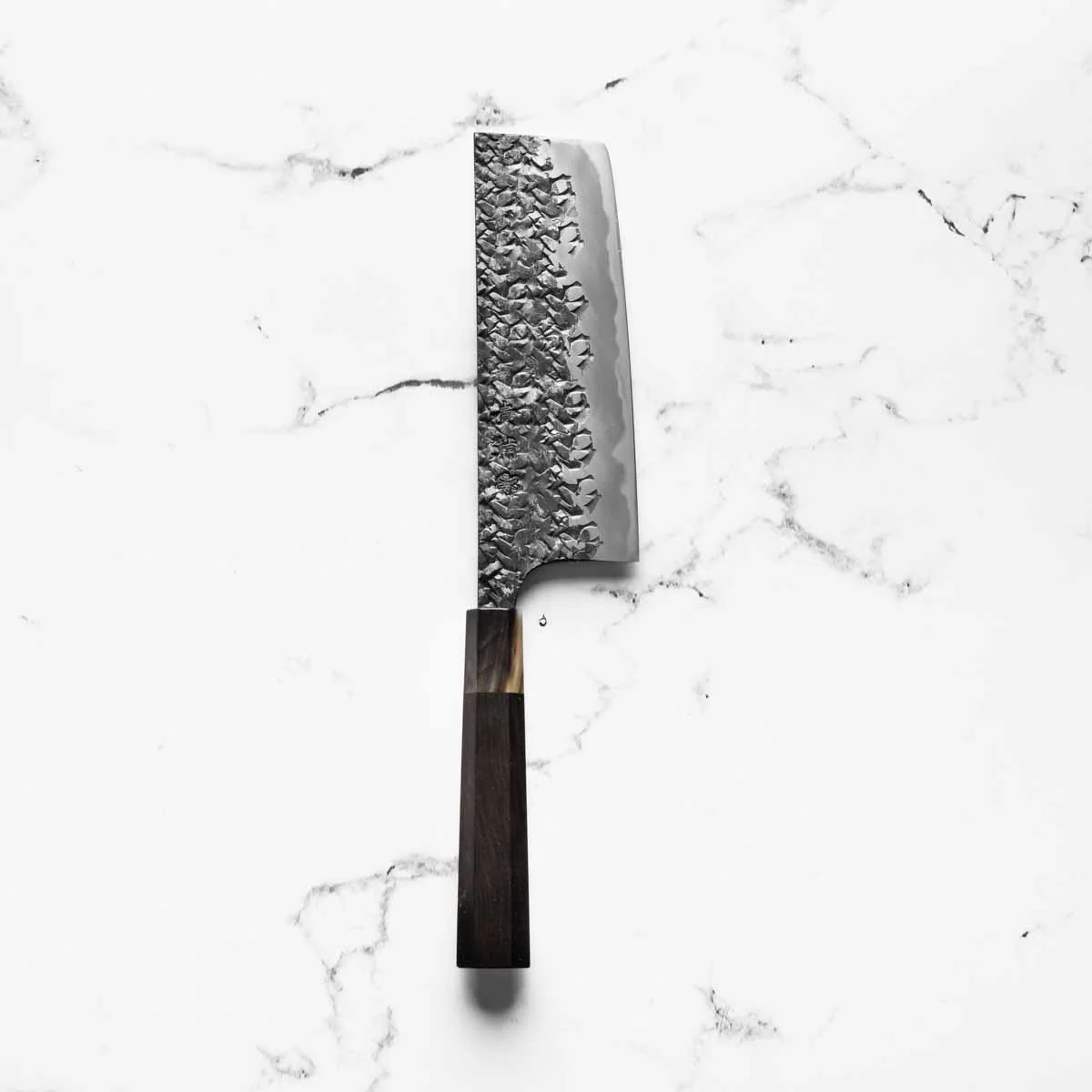 Kisuke Blue 2 Kurouchi Tsuchime Nakiri 165mm - Image 3