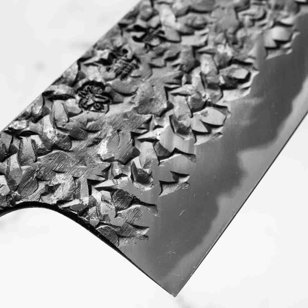 Kisuke Blue 2 Kurouchi Tsuchime Nakiri 165mm - Image 5