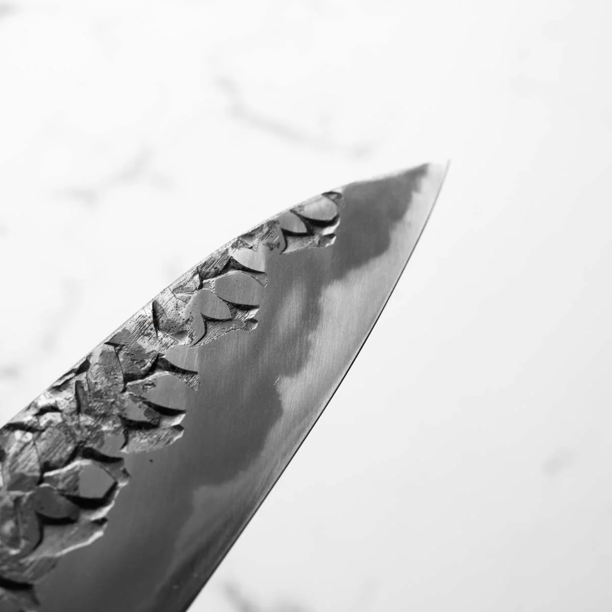 Kisuke Blue 2 Kurouchi Tsuchime Petty 135mm - Image 7