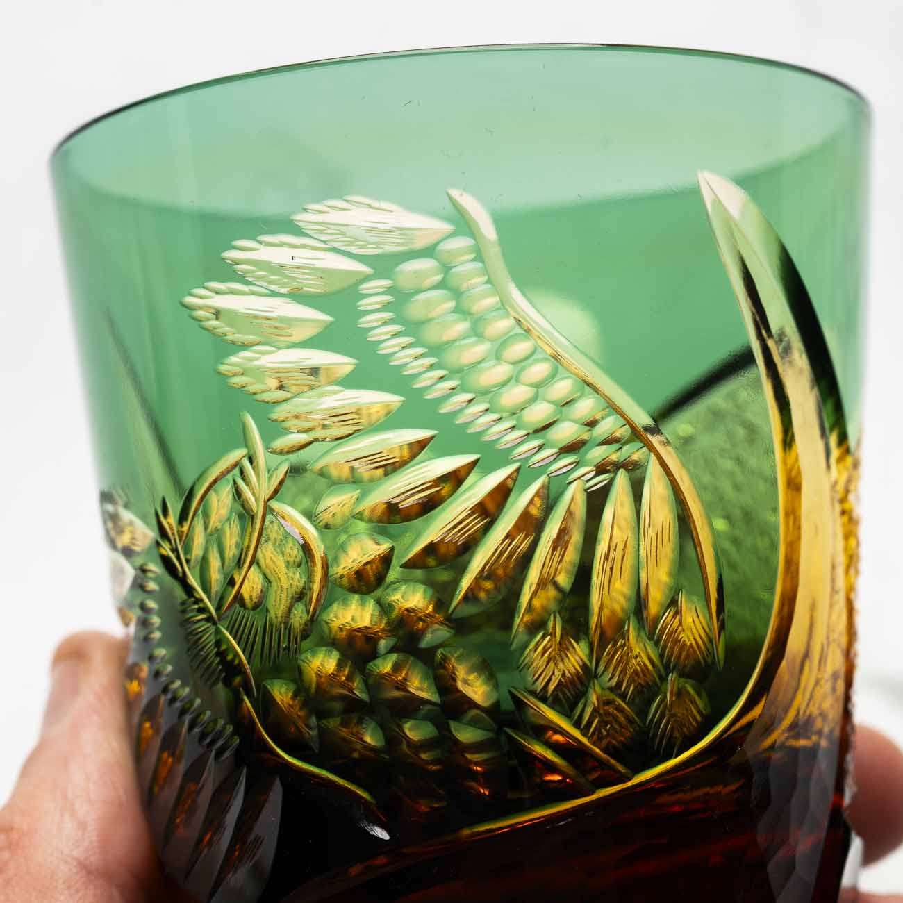 Kiyohide Glass Kobo Rock Glass Seiken Green - Image 7