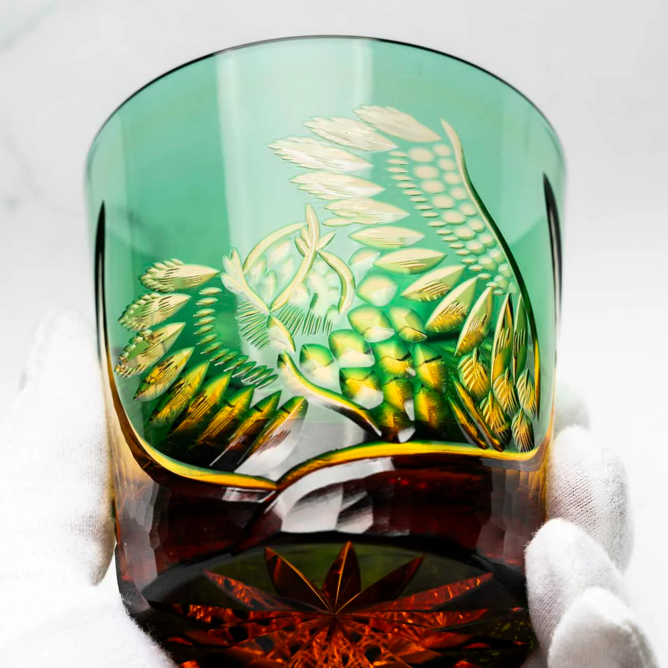 Kiyohide Glass Kobo Rock Glass Seiken Green - Image 9