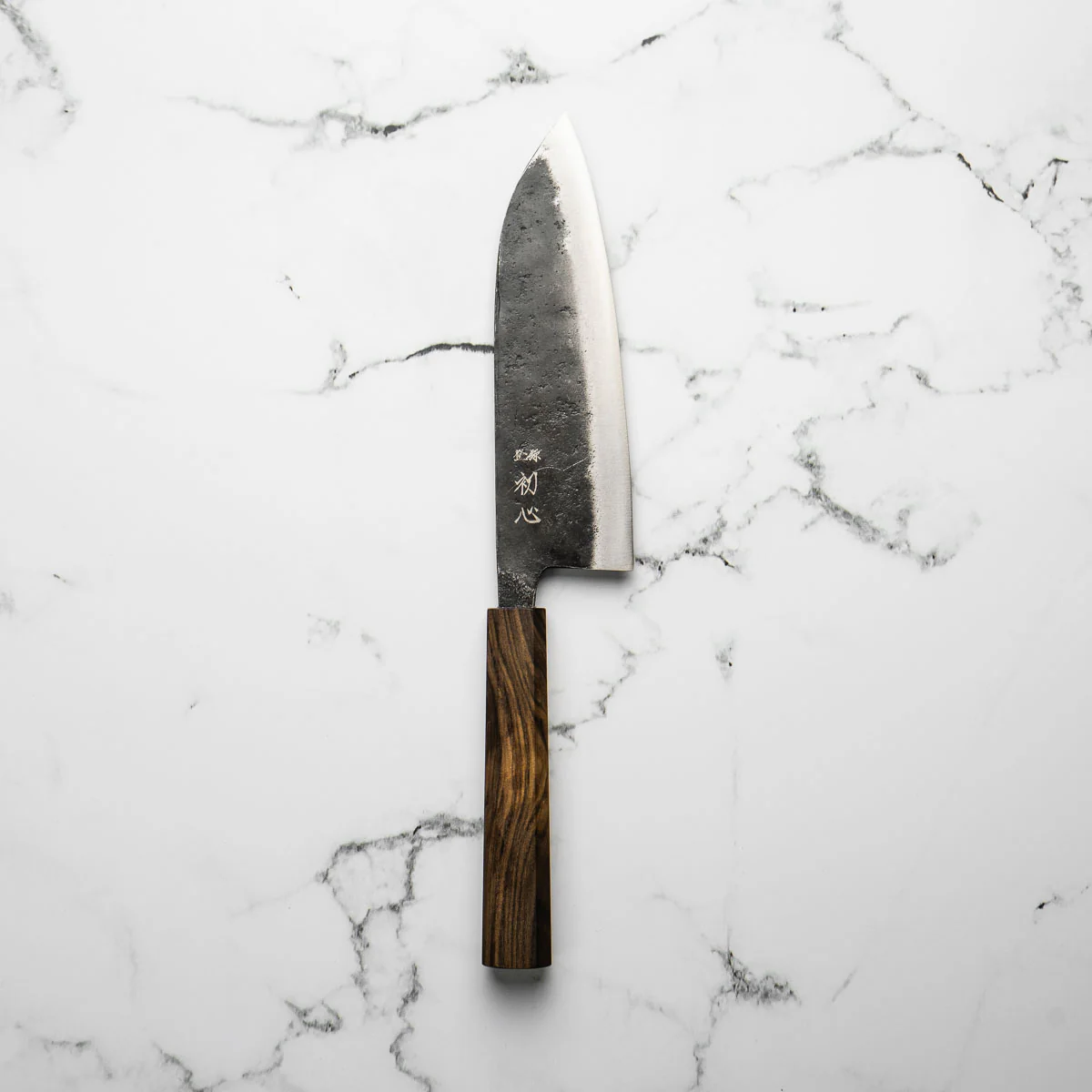 Hatsukokoro Kurogane Blue 2 Santoku 165mm - Image 3
