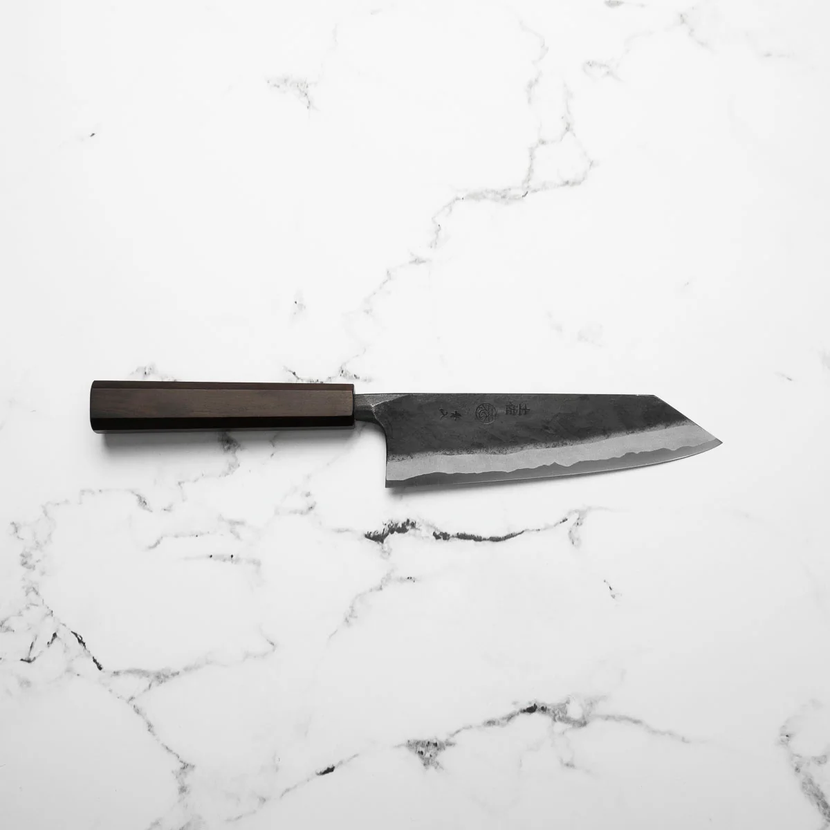 Kyohei Shindo Blue 2 Bunka 165mm - Ebony - Image 4