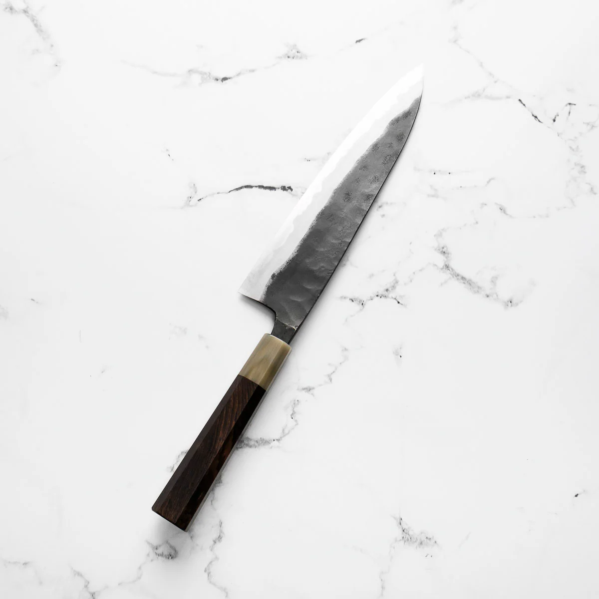 Kyohei Shindo Blue 2 Gyuto 210mm - Ebony & Blonde - Image 2