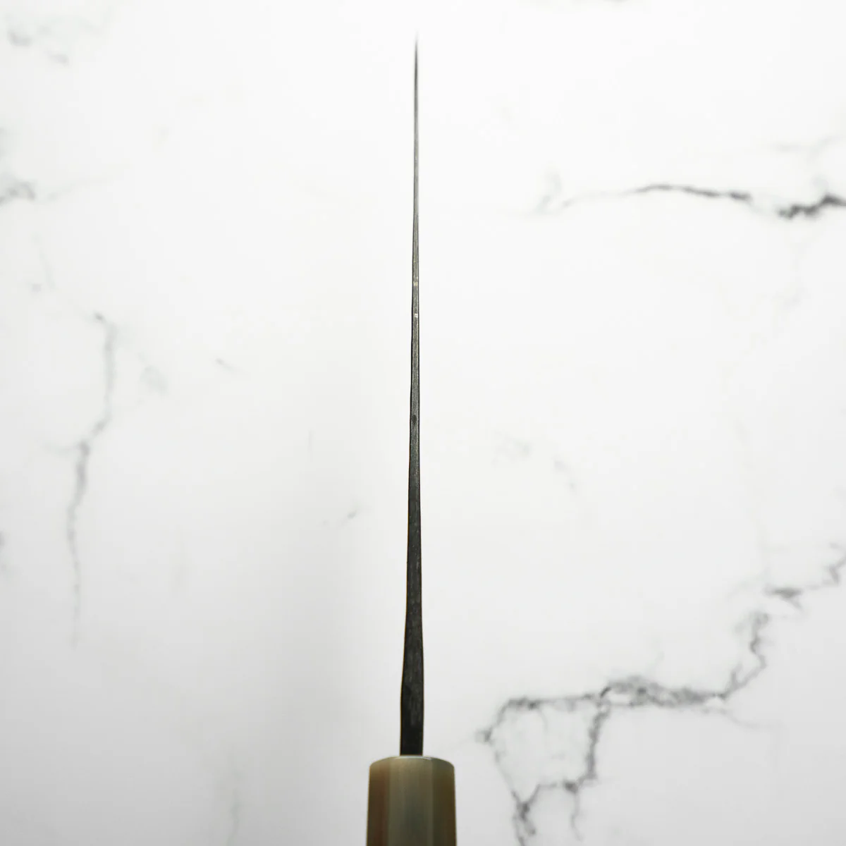 Kyohei Shindo Blue 2 Gyuto 210mm - Ebony & Blonde - Image 7