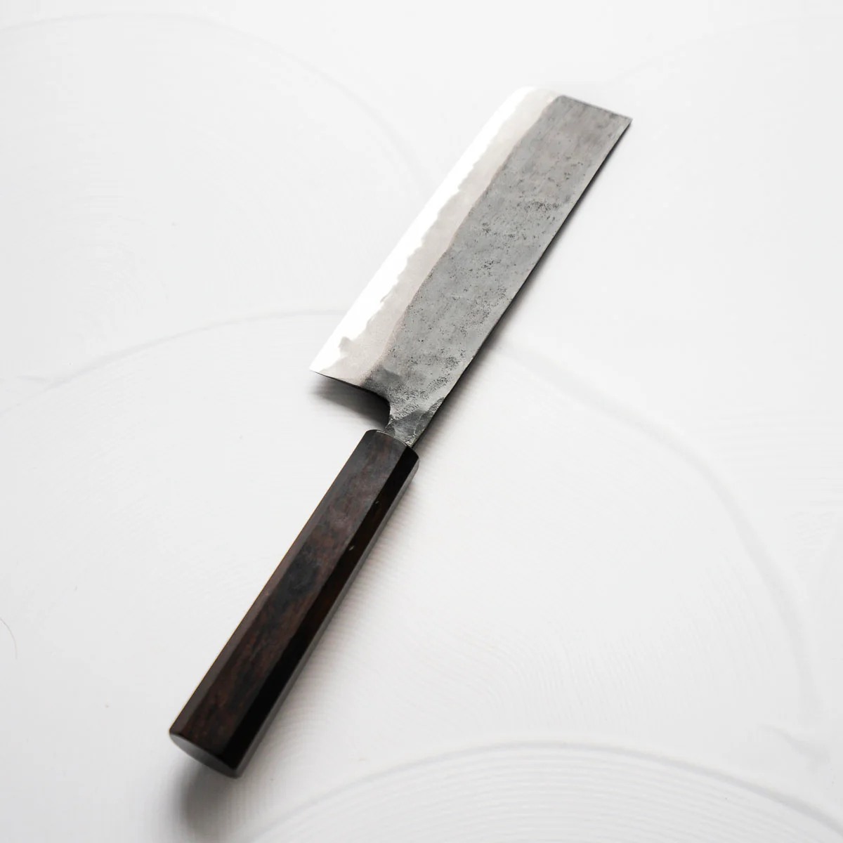 Kyohei Shindo Blue 2 Nakiri 165mm - Ebony - Image 7