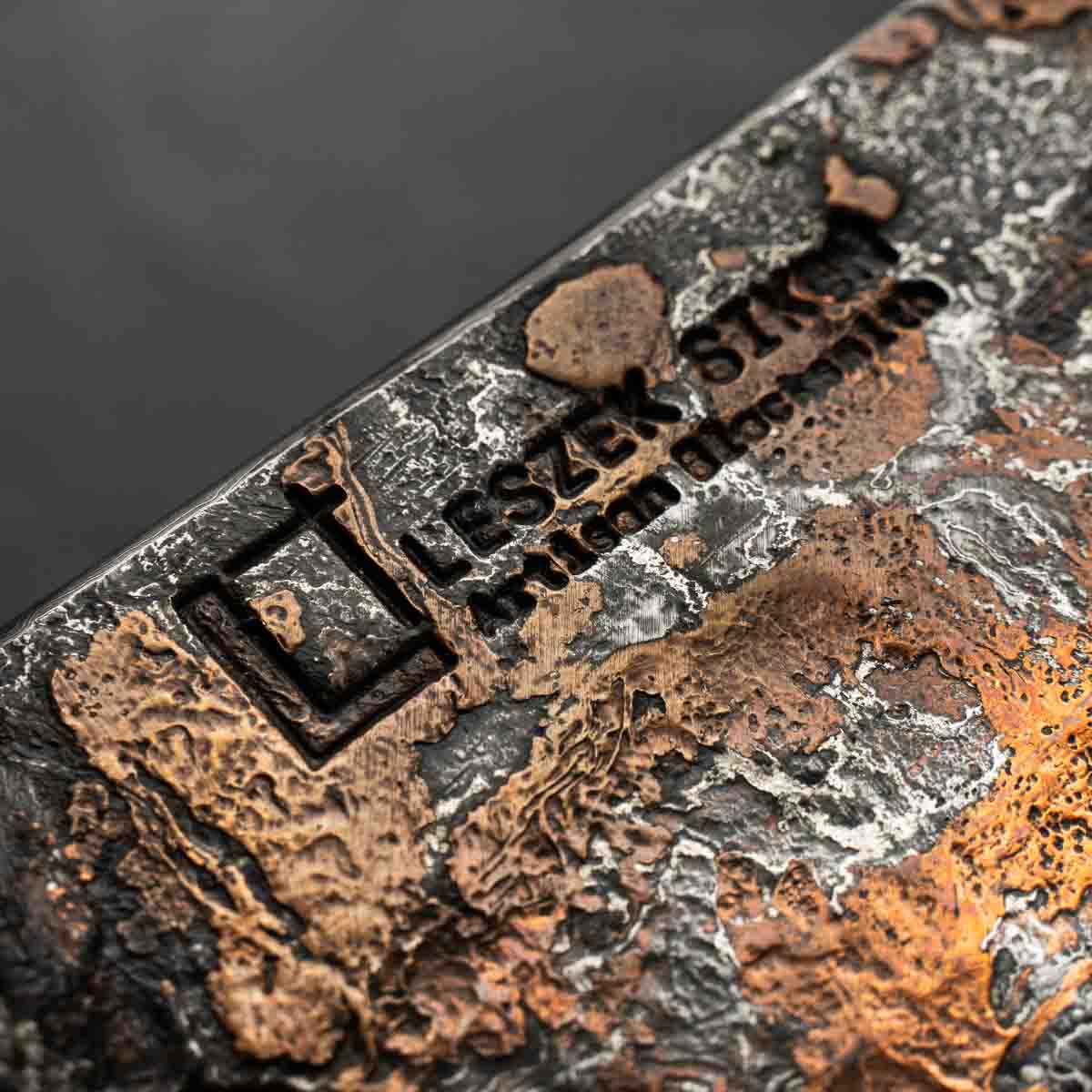 Leszek Sikon 100 Layer Copper Damascus Gyuto 240mm - Image 5