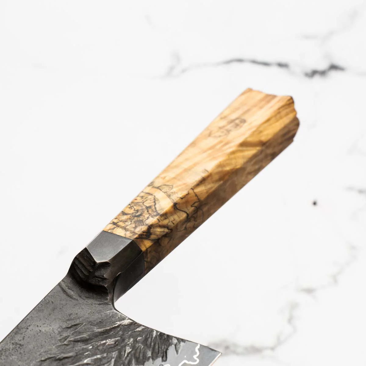 Leszek Sikon Hammer S Grind Gyuto- Spalted Maple - Image 8