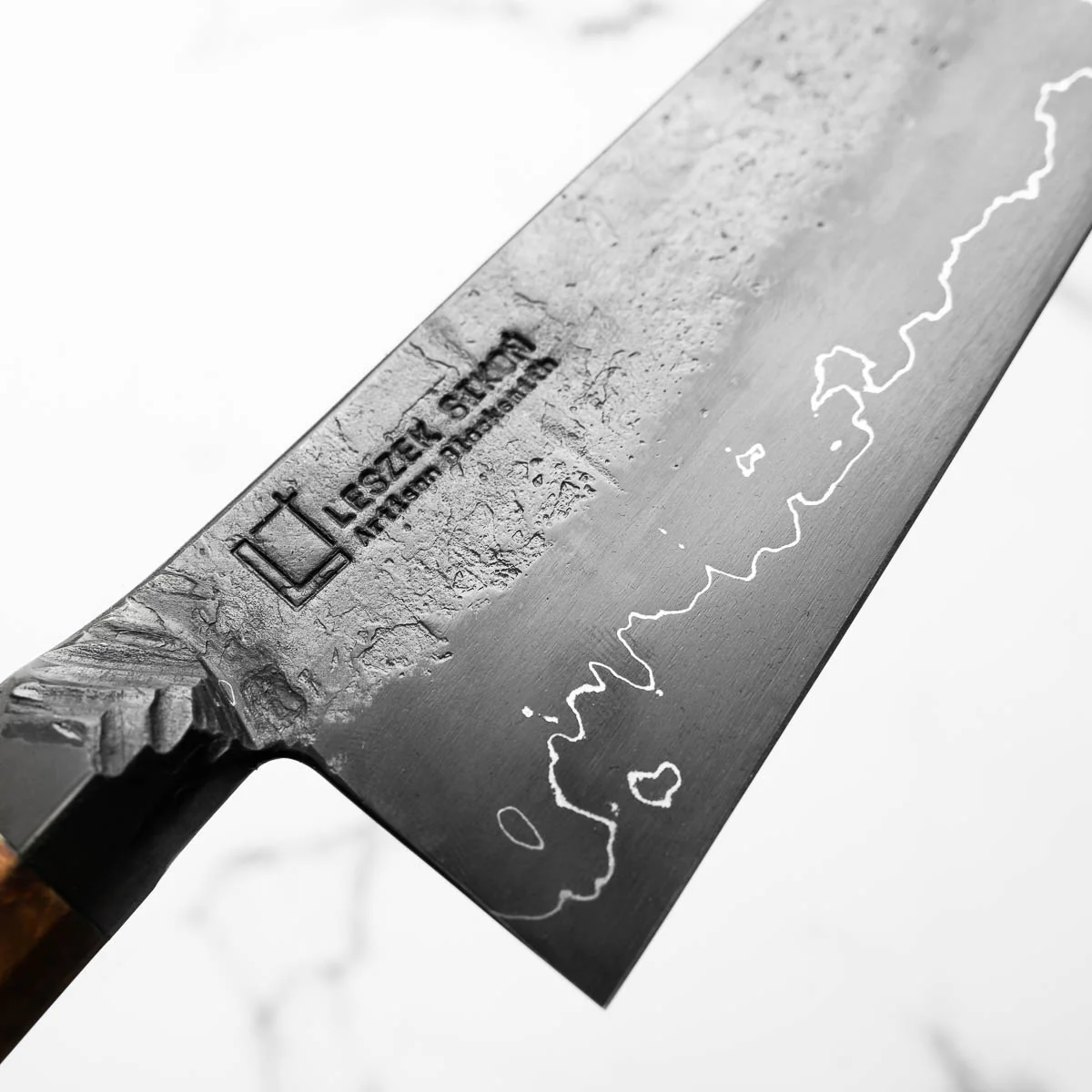 Leszek Sikoń San Mai Gyuto 215mm - Maple - Image 6