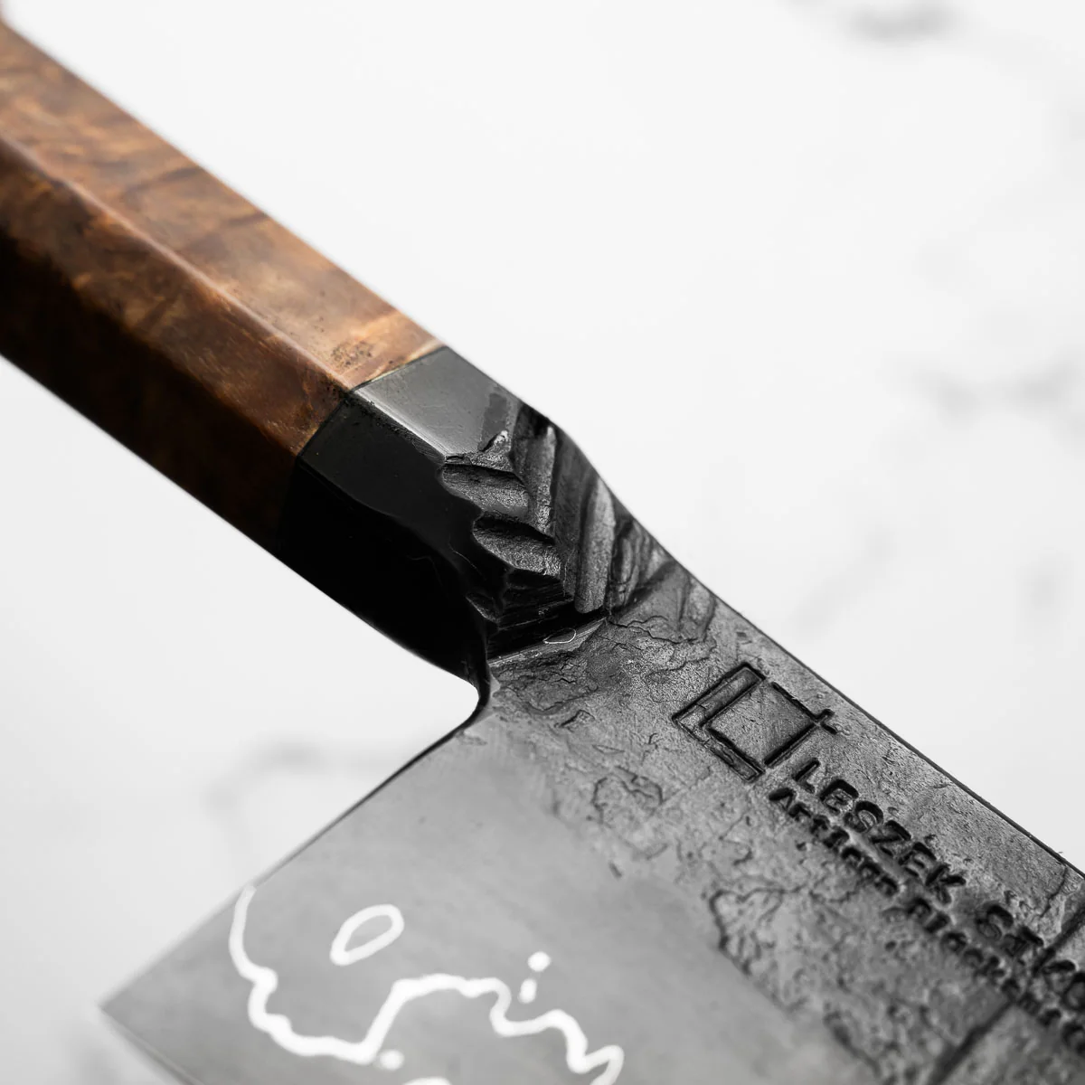 Leszek Sikoń San Mai Gyuto 215mm - Maple - Image 7