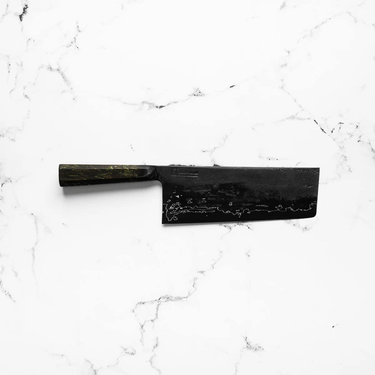 Leszek Sikoń San Mai Tallboy Nakiri 210 - Green Hemp - Image 4