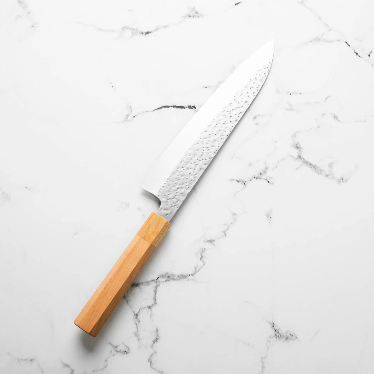 Makoto Kurosaki SG2 Tsuchime Sakura Gyuto 210mm - Image 4