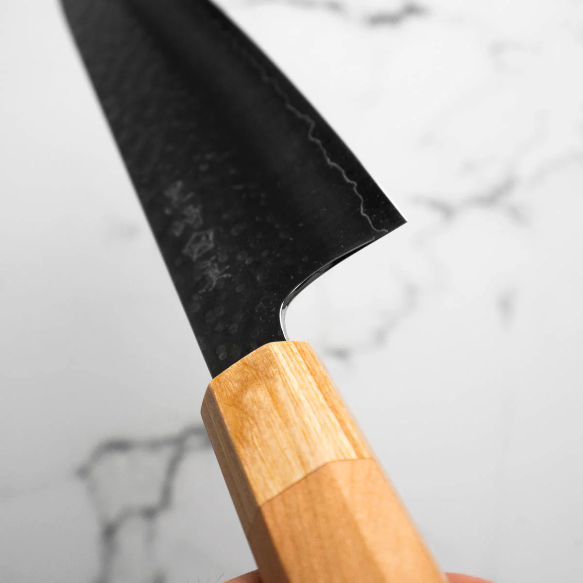 Makoto Kurosaki SG2 Tsuchime Sakura Gyuto 210mm - Image 9