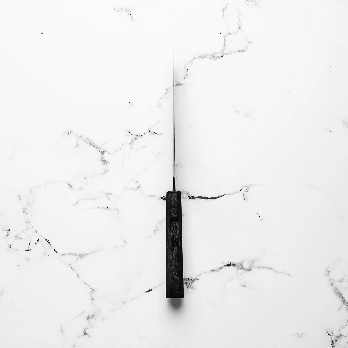 Masakage Koishi Bunka 165mm - Dark Carbon Fibre - Image 9