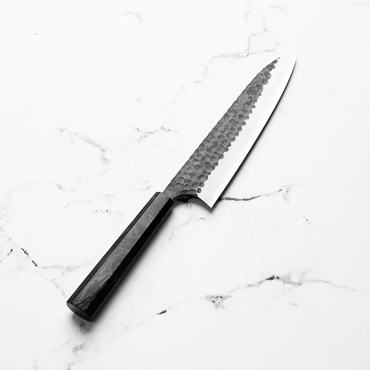 Masakage Koishi Gyuto 210mm - Dark Carbon Fibre - Image 2
