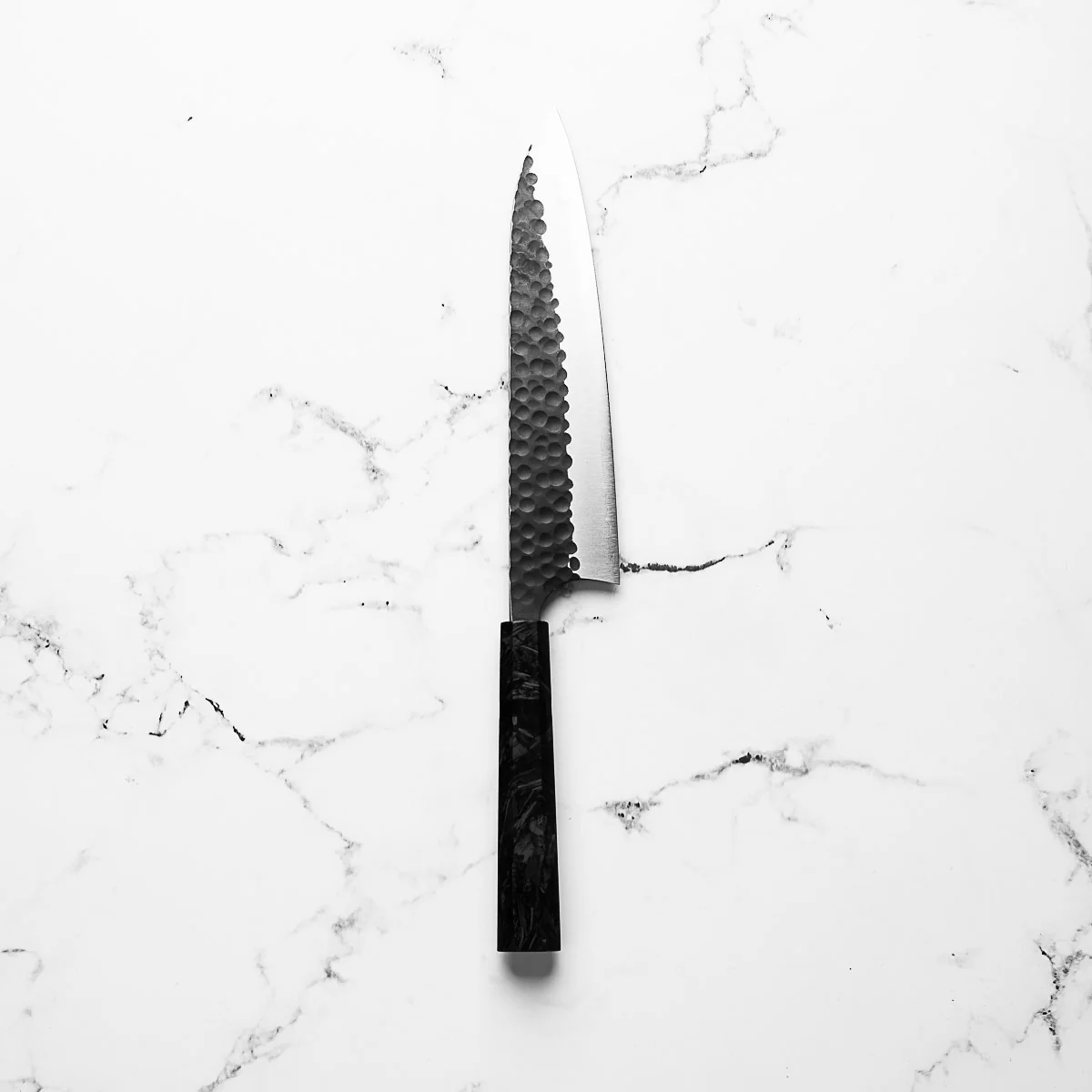 Masakage Koishi Gyuto 210mm - Dark Carbon Fibre - Image 3