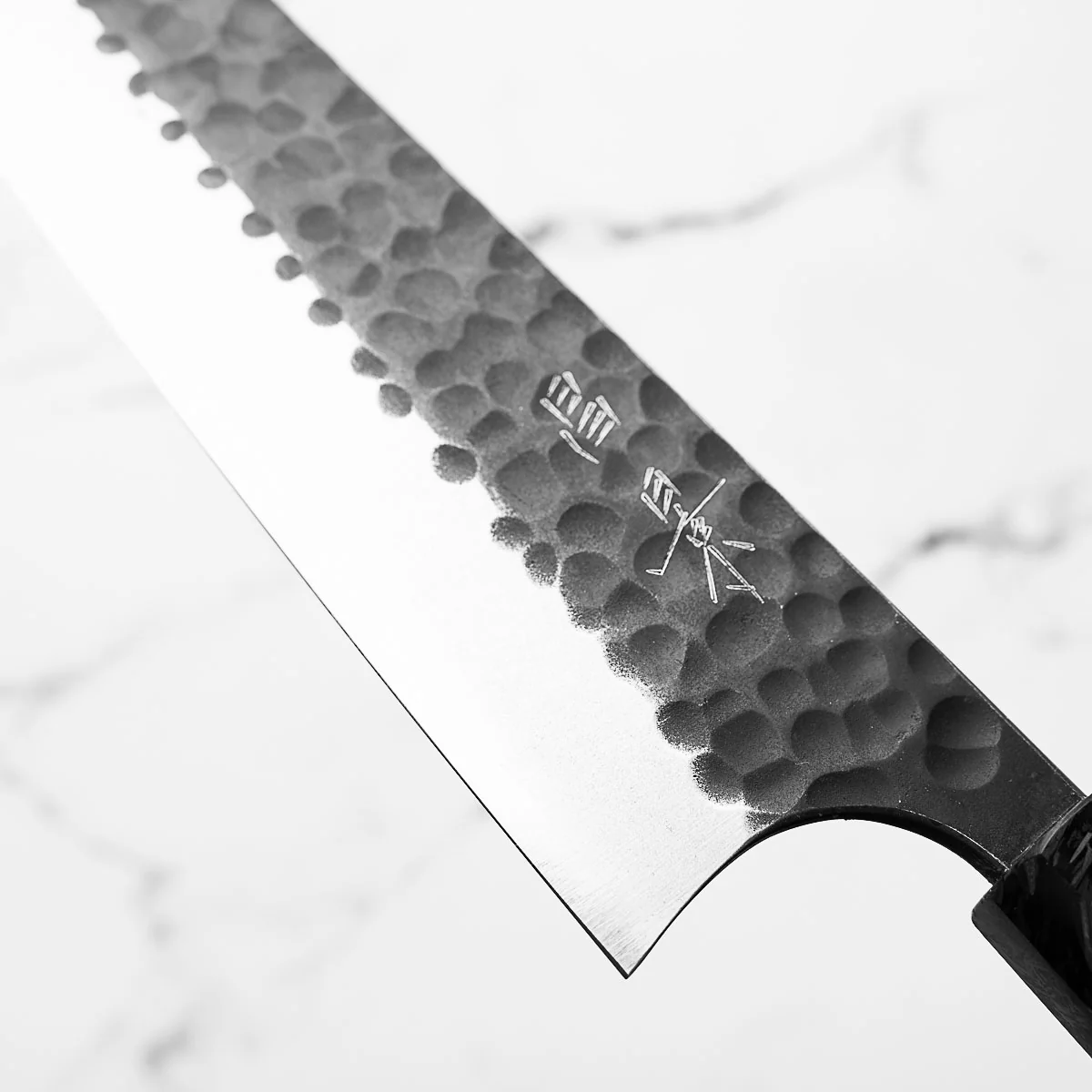 Masakage Koishi Gyuto 210mm - Dark Carbon Fibre - Image 6