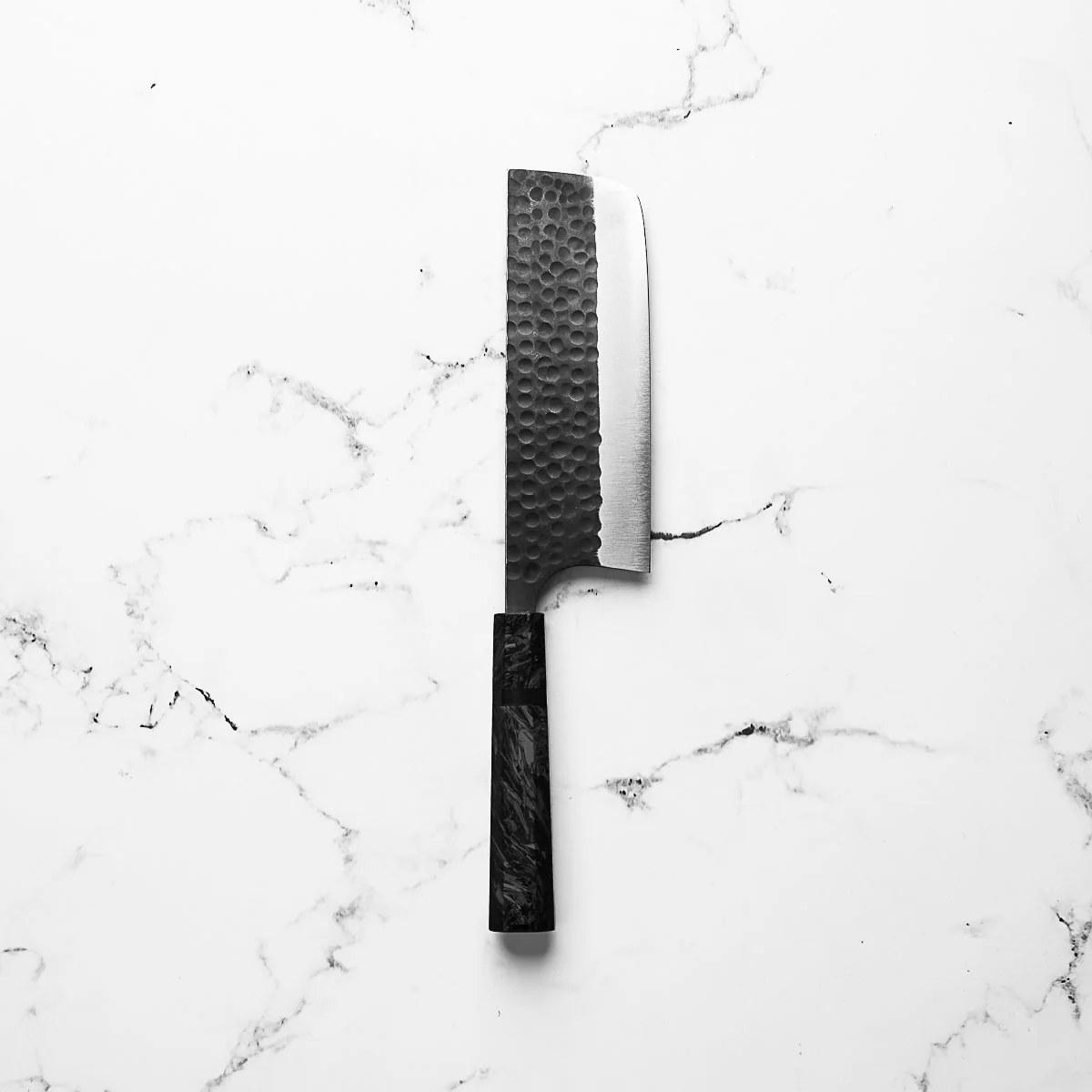 Masakage Koishi Nakiri 165mm - Dark Carbon Fibre - Image 3
