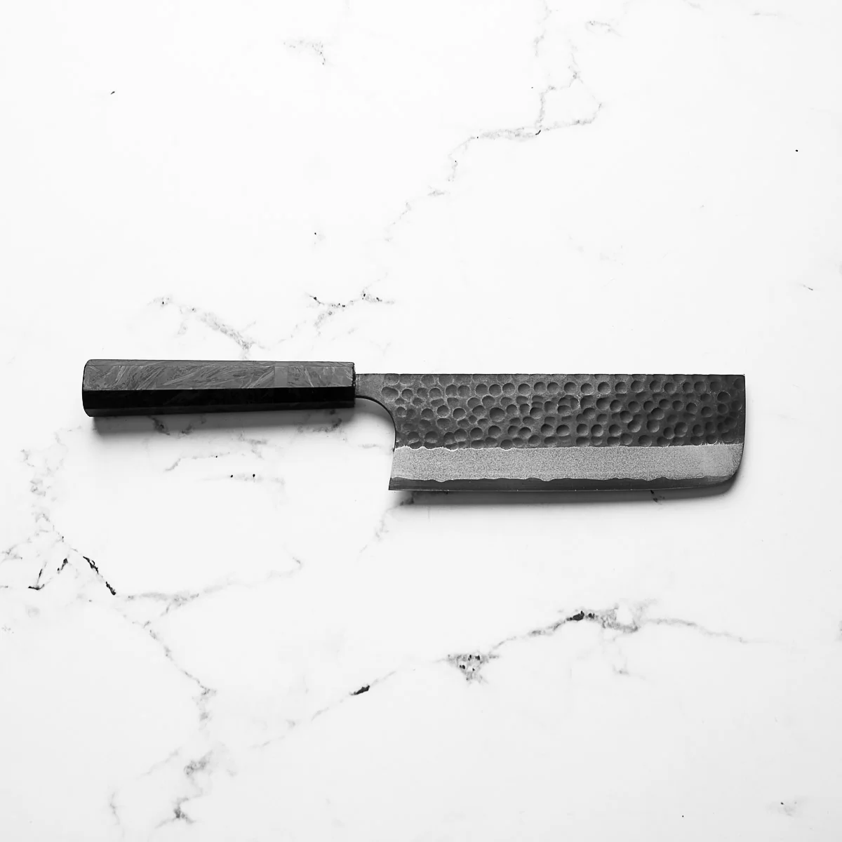 Masakage Koishi Nakiri 165mm - Dark Carbon Fibre - Image 4