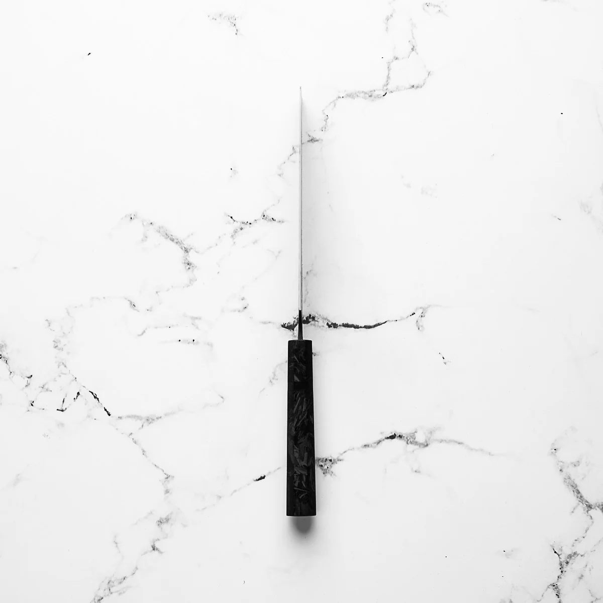 Masakage Koishi Nakiri 165mm - Dark Carbon Fibre - Image 8