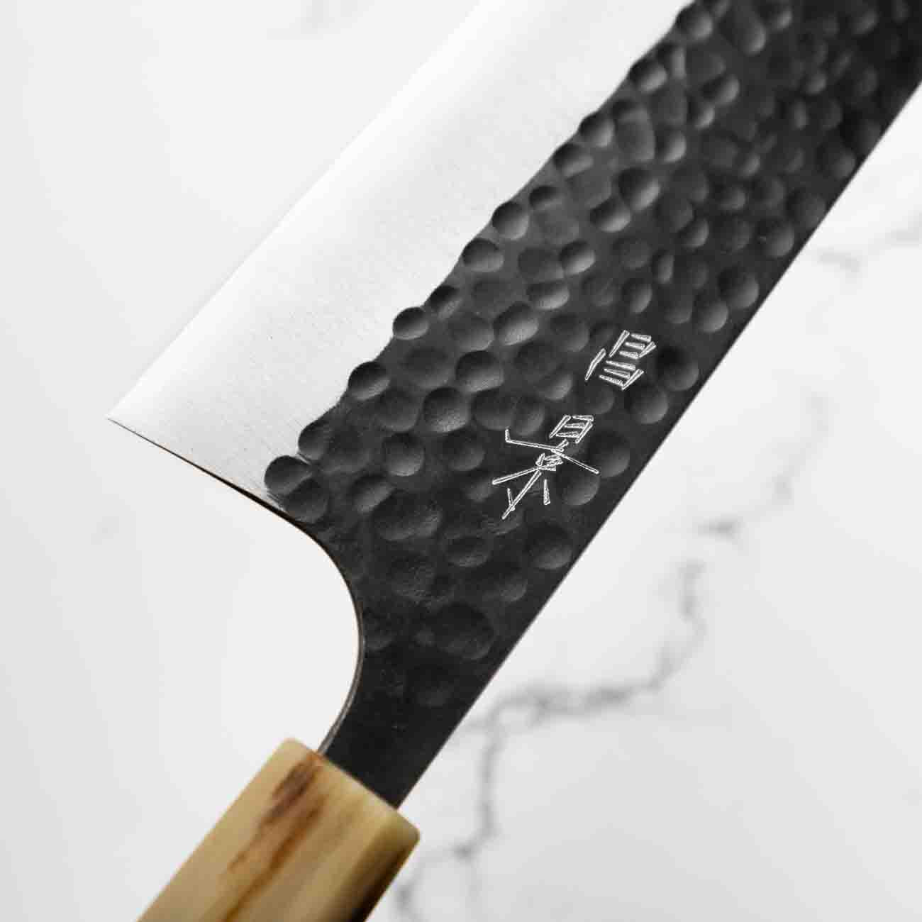 Masakage Koishi Nakiri 165mm - Ebony & Blonde - Image 6