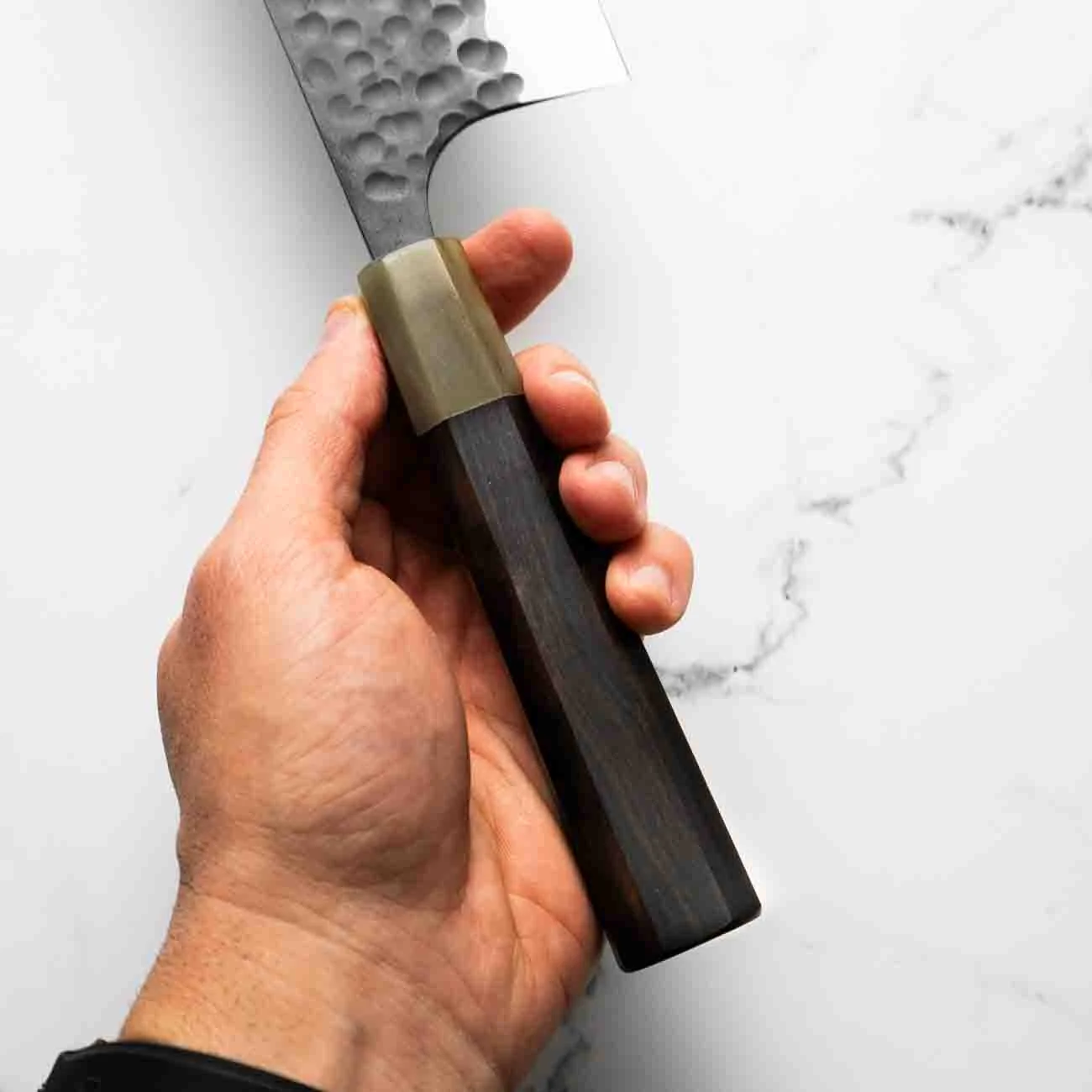 Masakage Koishi Nakiri 165mm - Ebony & Blonde - Image 9