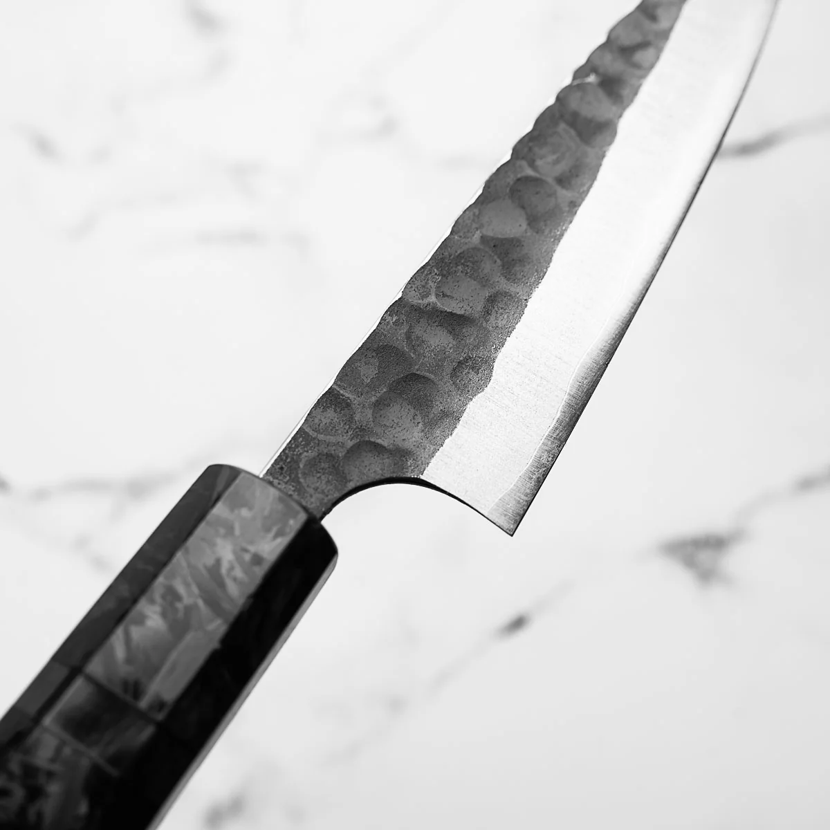 Masakage Koishi Petty 120mm - Dark Carbon Fibre - Image 5