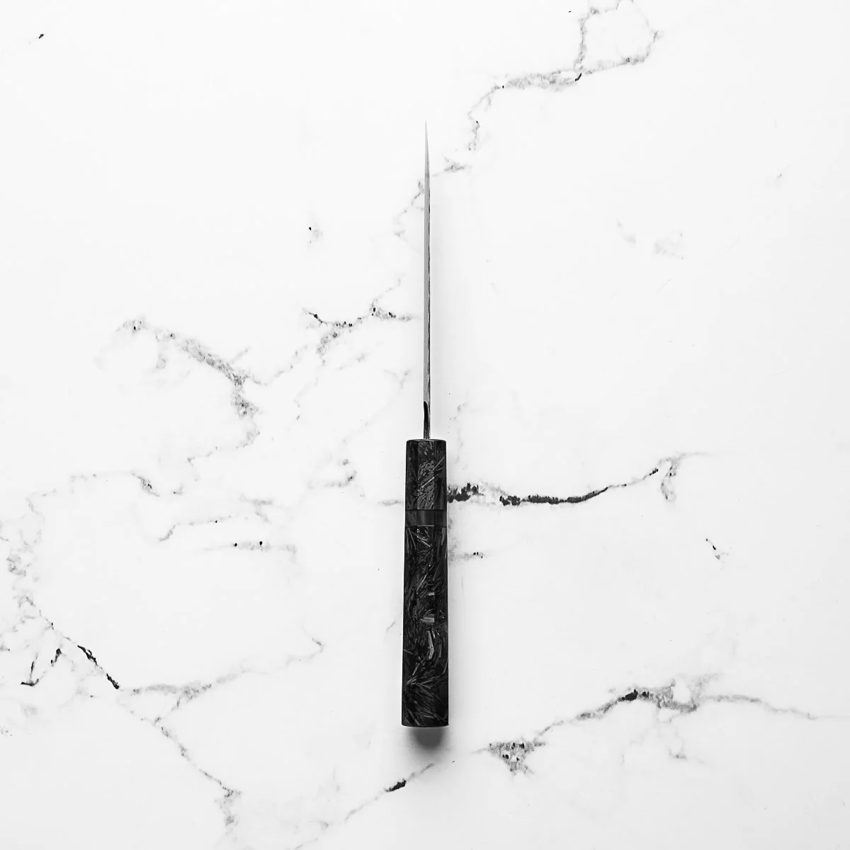 Masakage Koishi Petty 120mm - Dark Carbon Fibre - Image 9