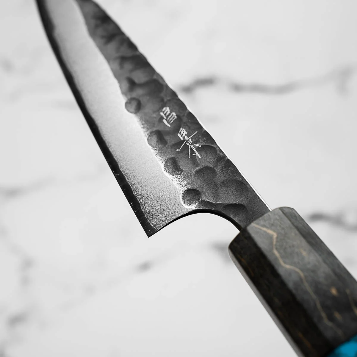 Masakage Koishi Petty 120mm - Maple Turquoise - Image 6
