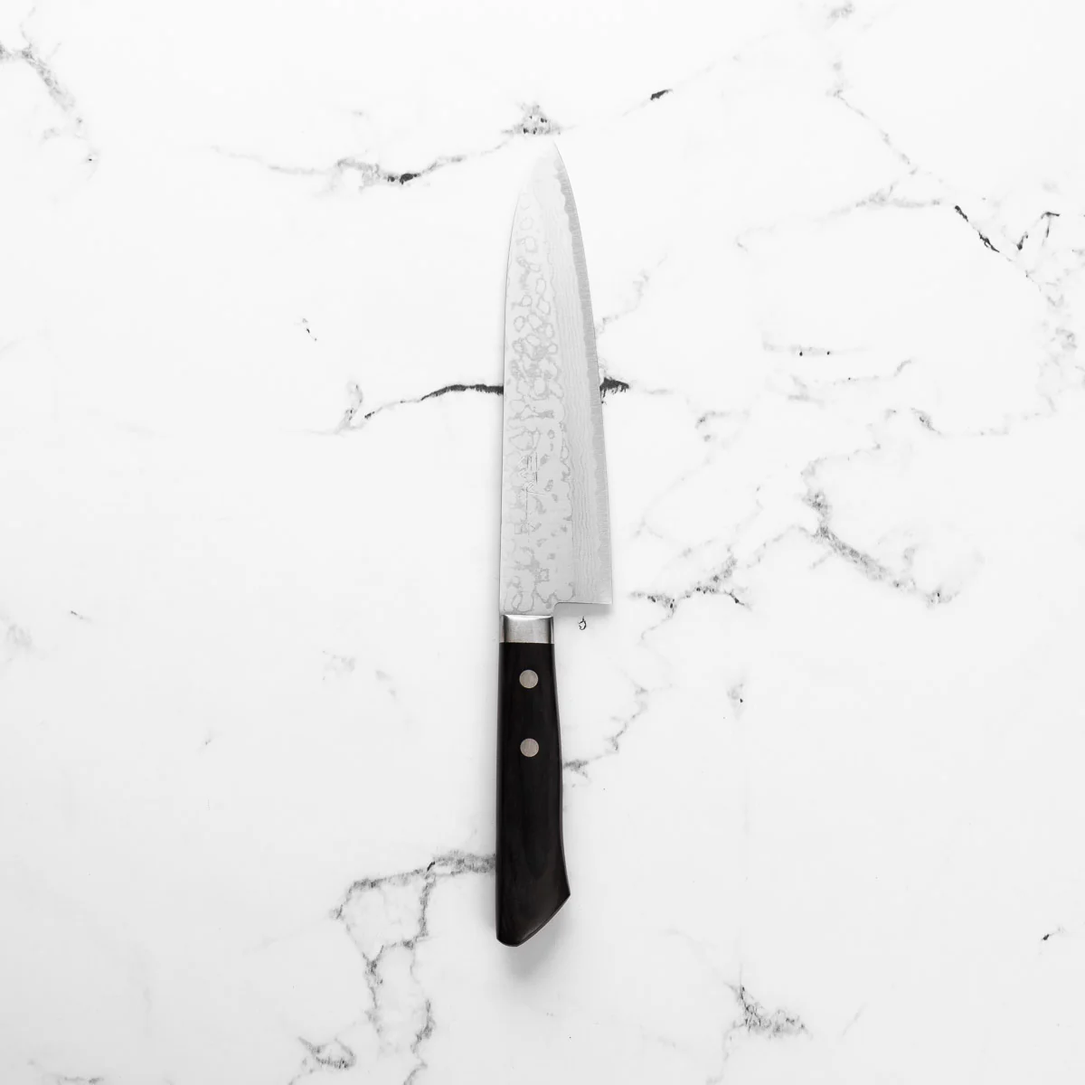 Masutani VG10 Damascus Gyuto 180mm - Black Western - Image 3
