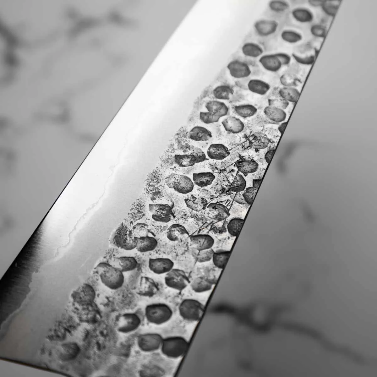 Matsubara Hamono Blue 2 Tsuchime Gyuto 240mm - Image 4