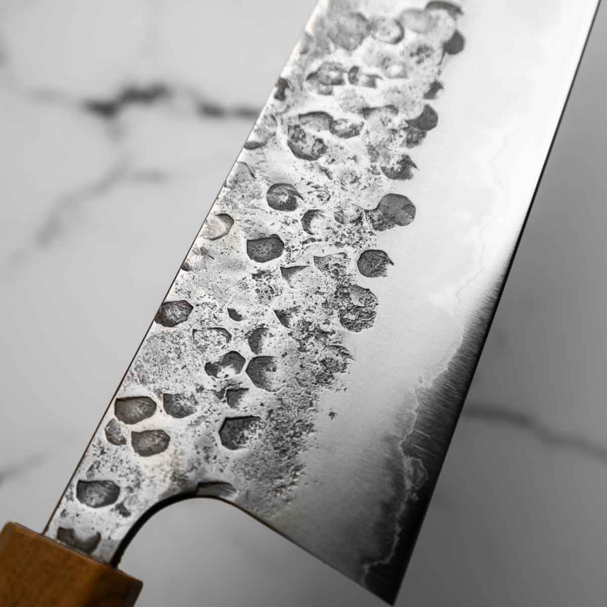 Matsubara Hamono Blue 2 Tsuchime Gyuto 240mm - Image 6