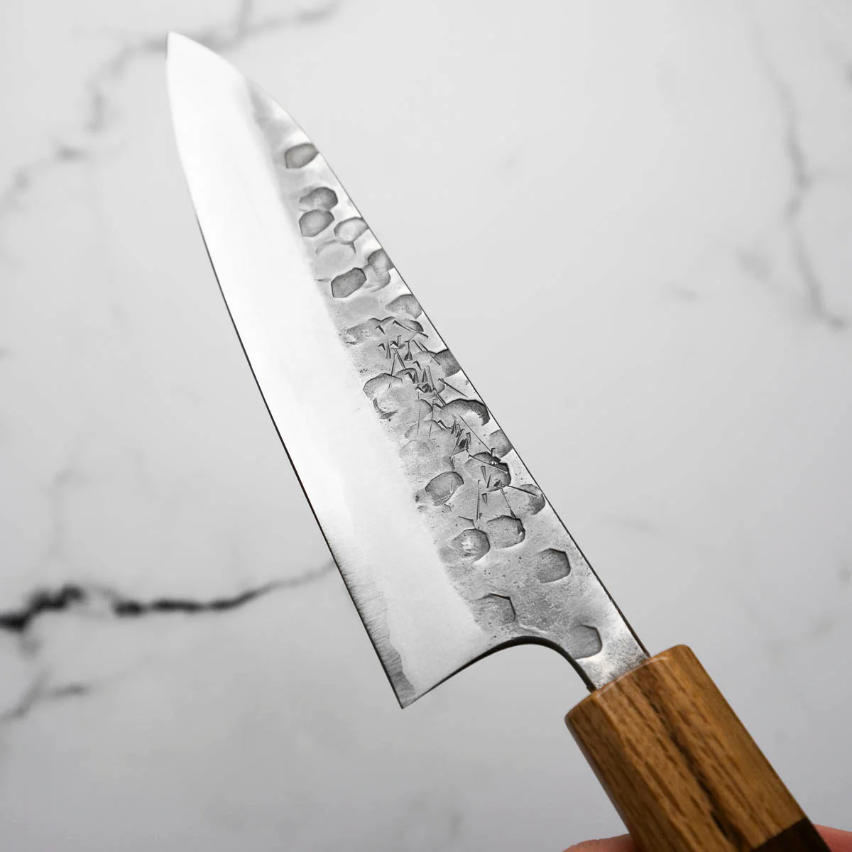 Matsubara Hamono Blue 2 Tsuchime Petty 135mm - Image 2