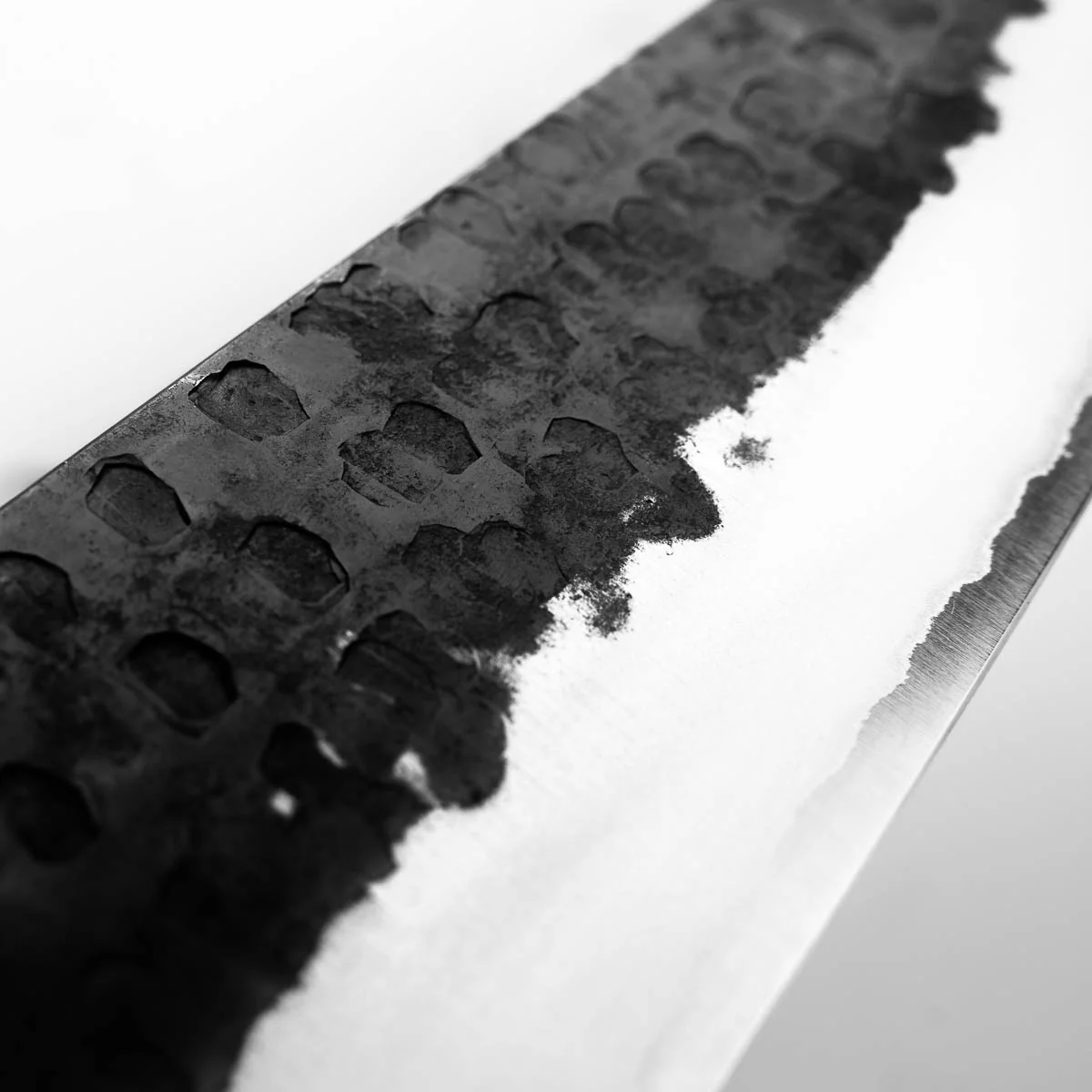 Matsubara Hamono White 1 Tsuchime Gyuto 210mm - Image 5