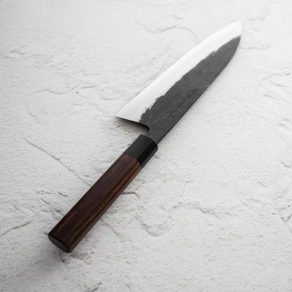 Matsubara Hamono White 1 Kurouchi Gyuto 210mm - Image 5