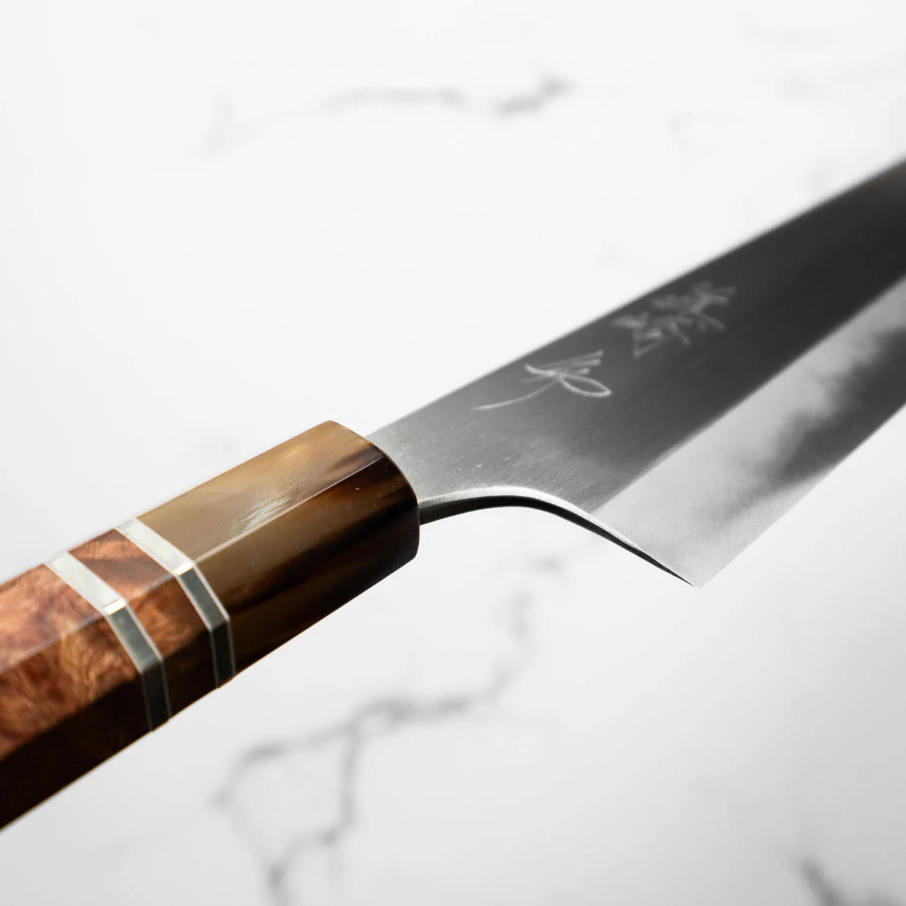 Mazaki Blue 1 Hon-Sanmai Kiritsuke 210mm - Image 9