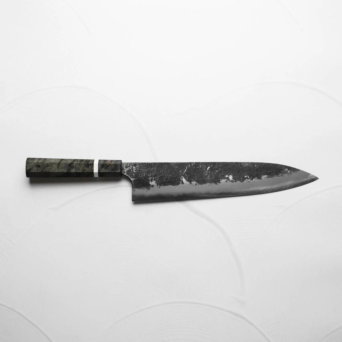 Mazaki White 2 Nashiji Gyuto 270mm - Maple - Image 4