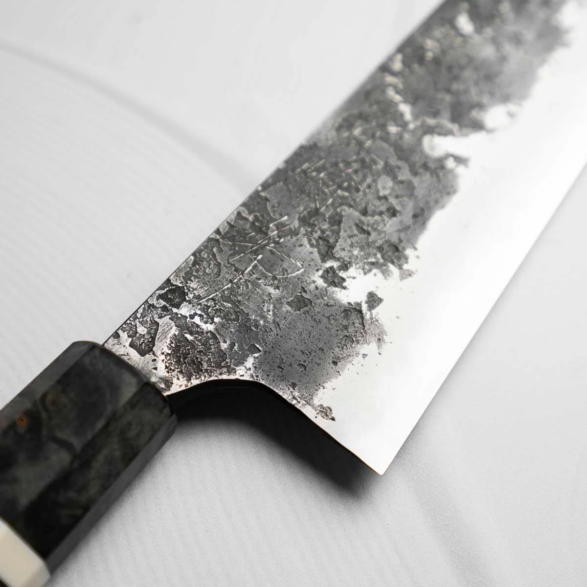 Mazaki White 2 Nashiji Gyuto 270mm - Maple - Image 5