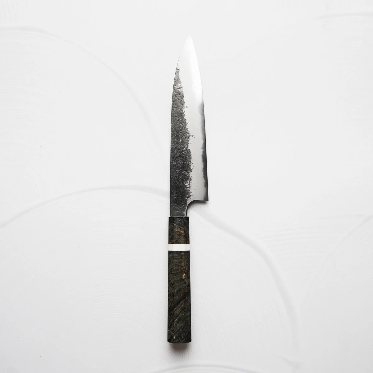 Mazaki White 2 Nashiji Petty 150mm - Maple - Image 5