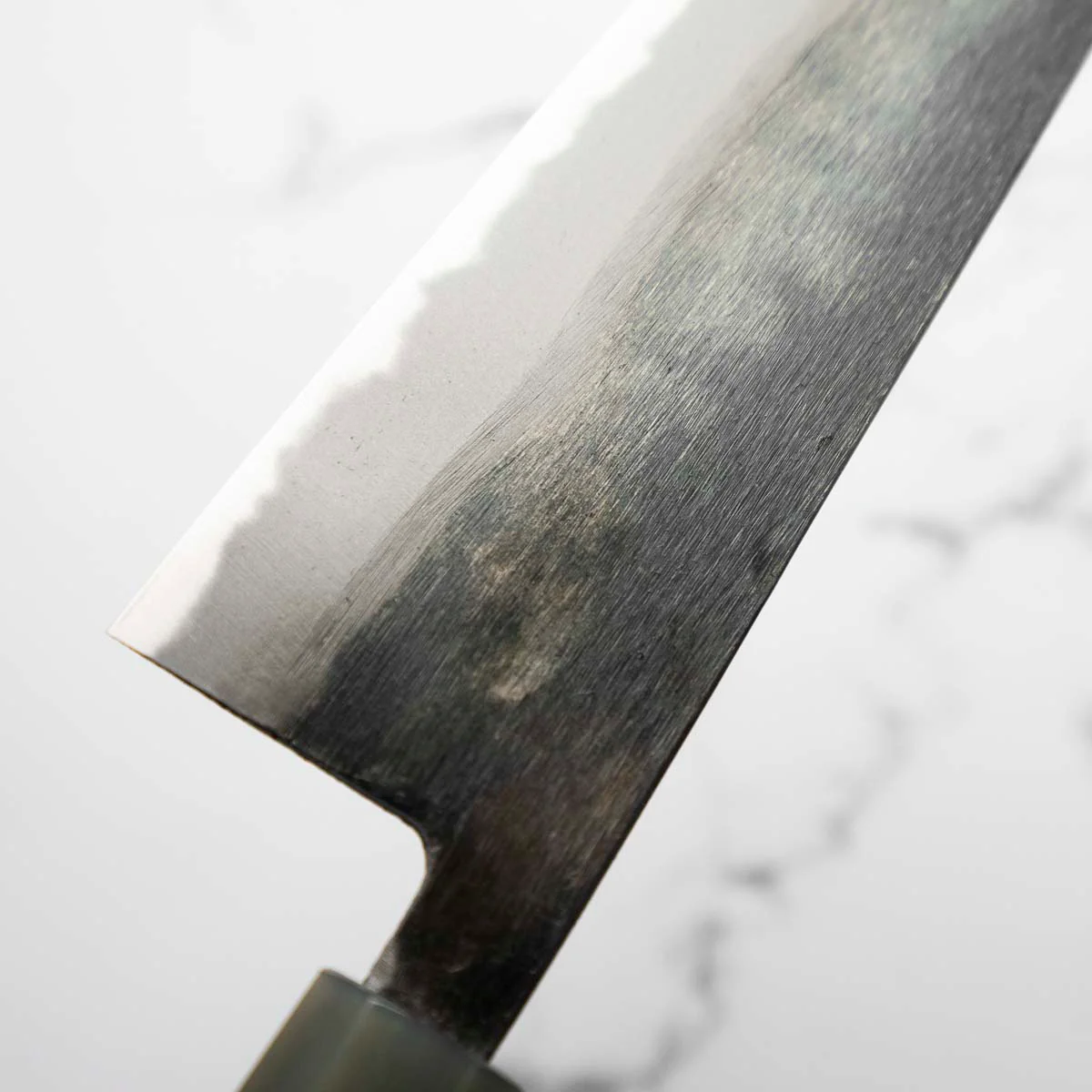 Sakai Kikumori Blue 2 Santoku 165mm - Image 6