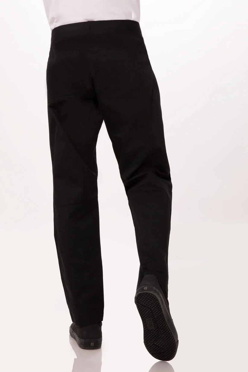 Men's Lightweight Slim Chef Pants - Image 2