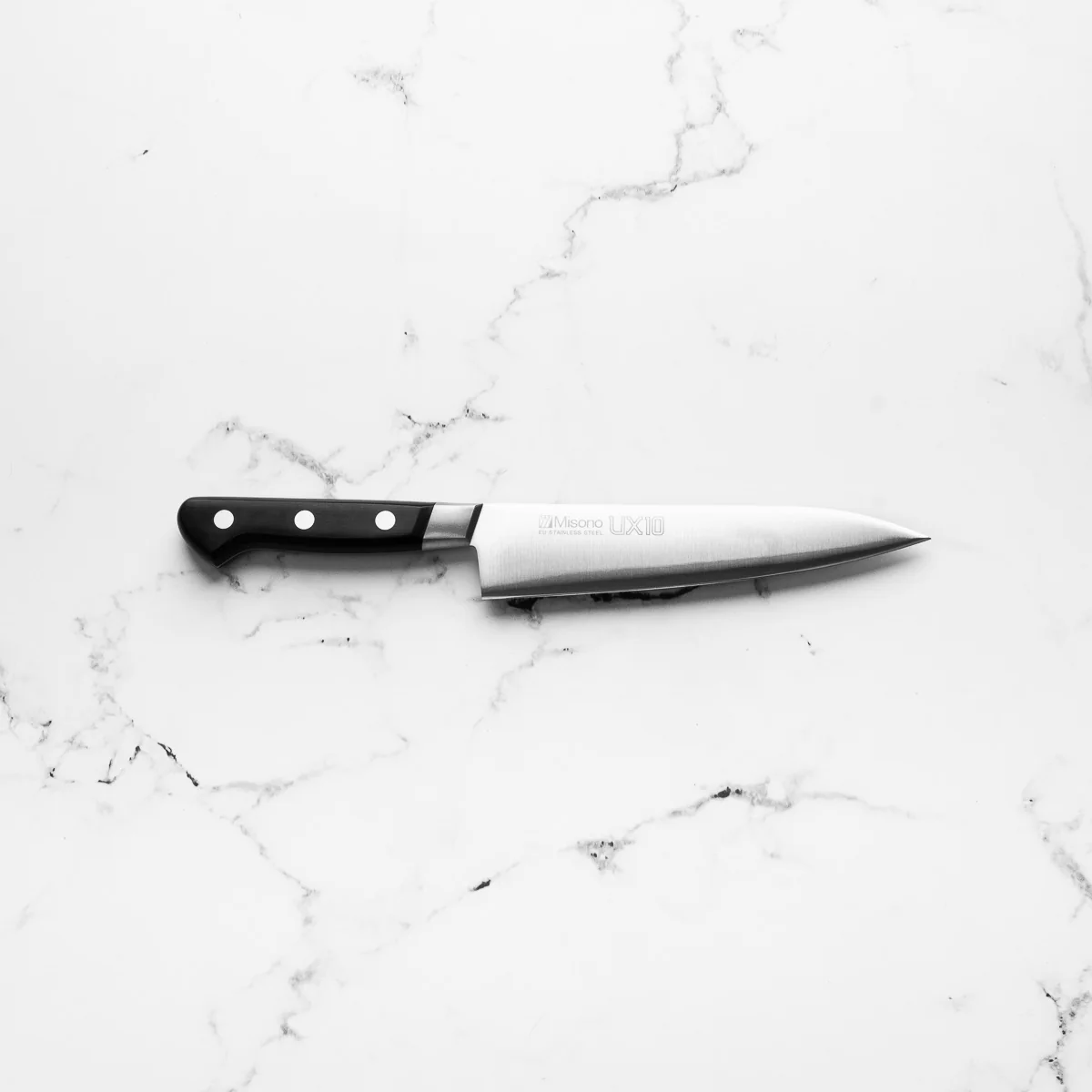 Misono 711 UX10 Stainless Gyuto 180mm - Image 4