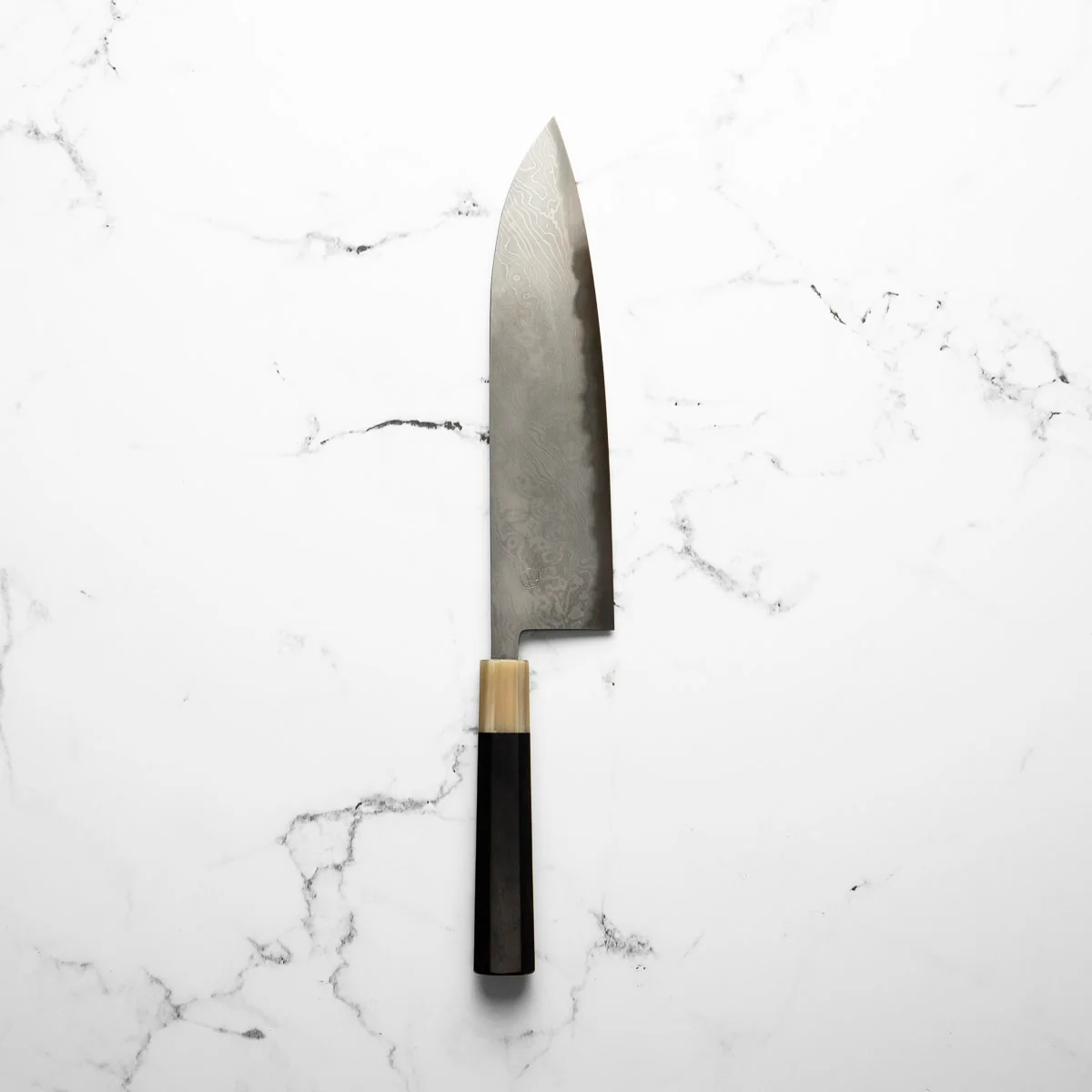 Miyazaki Hineri Blue 2 Damascus Gyuto 240mm - Image 3